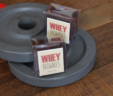 Whey brownies