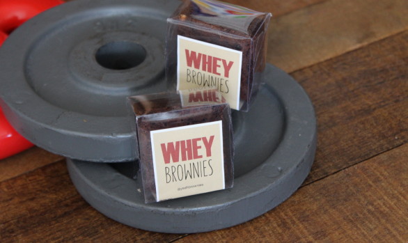 Whey brownies